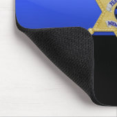 Thin Blue Line - Badge Muismat (Hoek)