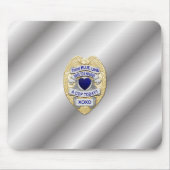 Thin Blue Line Badge Muismat (Voorkant)