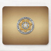 Thin Blue Line Badge Muismat (Voorkant)