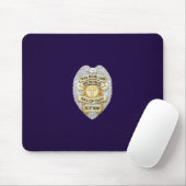 Thin Blue Line Badge Muismat (Met muis)