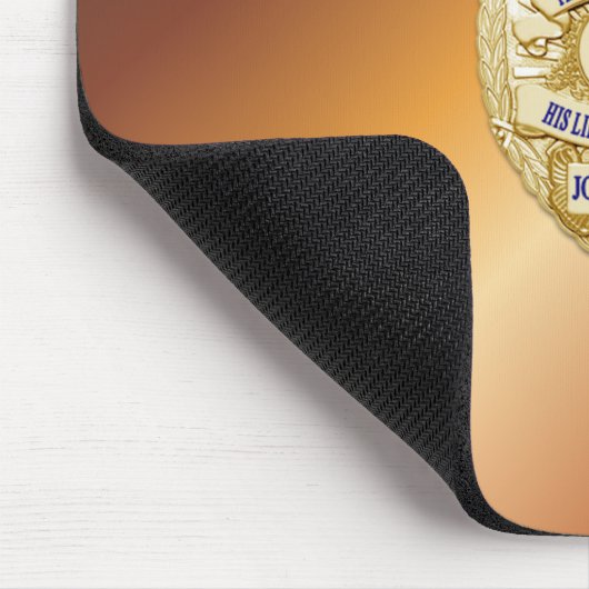 Thin Blue Line Badge Muismat (Hoek)