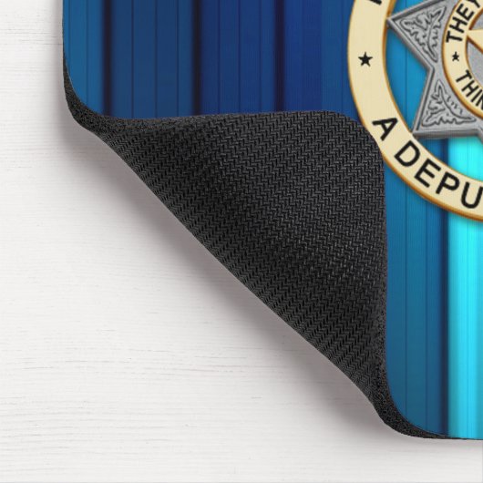 Thin Blue Line Badge Muismat (Hoek)