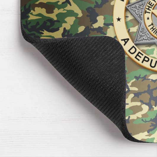 Thin Blue Line Badge Muismat (Hoek)