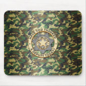 Thin Blue Line Badge Muismat (Voorkant)