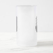 Thin Blue Line Badge, ondersteuning politie Matglas Bierpul (Center)