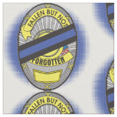 Thin Blue Line Badge Stof (Close Up)