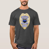 Thin Blue Line Badge T-shirt (Voorkant)