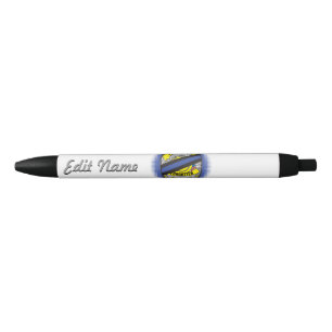 Thin Blue Line Badge Zwarte Inkt Pen
