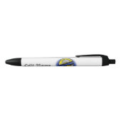 Thin Blue Line Badge Zwarte Inkt Pen (Bovenkant)