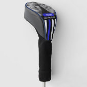Thin Blue Line, Best Dad, Photo, Monogram, Flag Golfheadcover (Schuin)