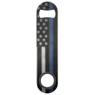 Thin Blue Line Bottle Open Speed Flessenopener
