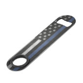 Thin Blue Line Bottle Open Speed Flessenopener (Achterkant Gekanteld)