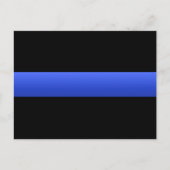 Thin Blue Line Briefkaart (Voorkant)