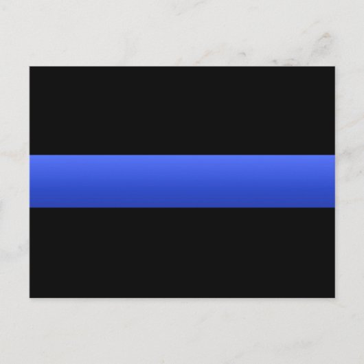 Thin Blue Line Briefkaart (Voorkant)