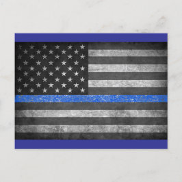 Thin Blue Line Briefkaart