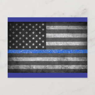 Thin Blue Line Briefkaart