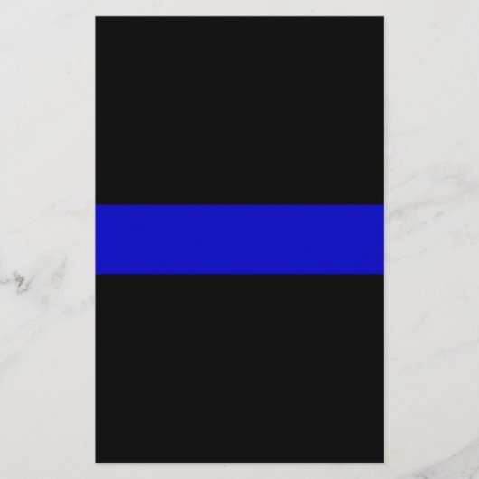 Thin Blue Line Briefpapier (Voorkant)