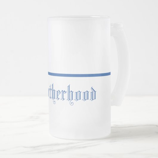 Thin Blue Line-Brotherhood-Frosted Mok (Voorkant rechts)