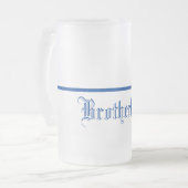 Thin Blue Line-Brotherhood-Frosted Mok (Voorkant links)