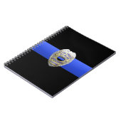Thin Blue Line Brothers Keeper Badge Notitieboek (Linkerzijde)