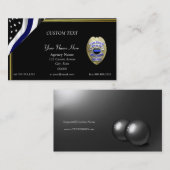 Thin Blue Line Brothers Keeper Badge Visitekaartje (Voorkant / Achterkant)