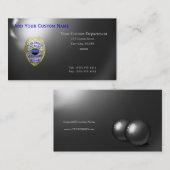 Thin Blue Line Brothers Keeper Badge Visitekaartje (Voorkant / Achterkant)