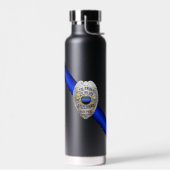 Thin Blue Line Brothers Keeper Badge Waterfles (Links)