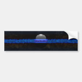 Thin Blue Line Bumpersticker (Voorkant)