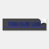 Thin Blue Line Bumpersticker (Voorkant)