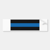 Thin Blue Line Bumpersticker (Voorkant)