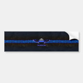 Thin Blue Line Bumpersticker (Voorkant)