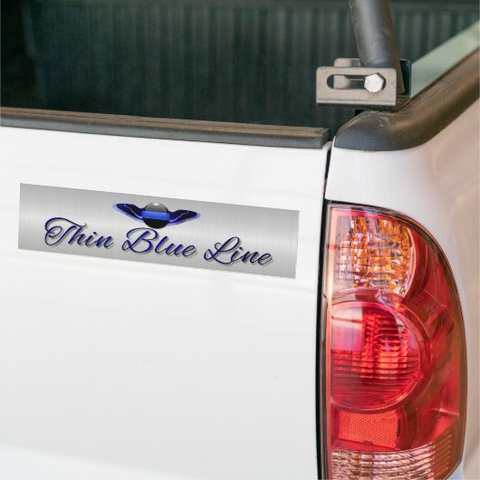 Thin Blue Line Bumpersticker (Op Truck)