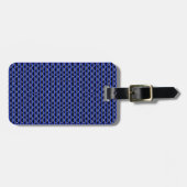 Thin Blue Line Buttonnen Bagagelabel (Voorkant horizontaal)