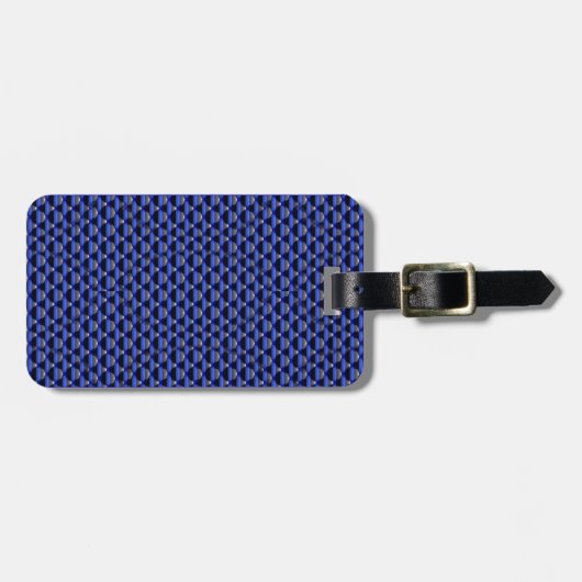 Thin Blue Line Buttonnen Bagagelabel (Voorkant horizontaal)