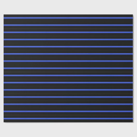 Thin Blue Line Cadeaupapier (Vlak)