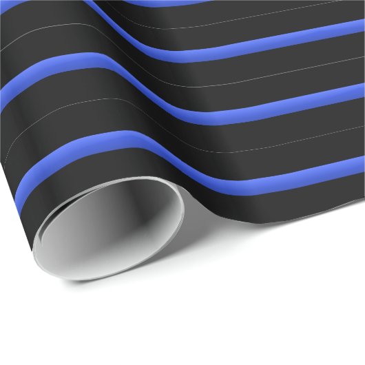 Thin Blue Line Cadeaupapier (Rol Hoek)