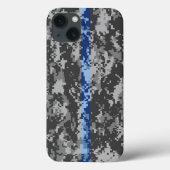 Thin Blue Line Camo iPhone 6 Hoesje (Achterkant)