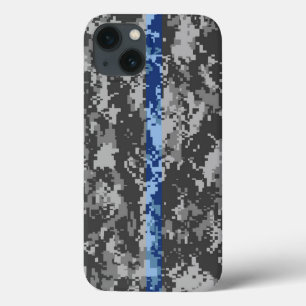 Thin Blue Line Camo iPhone 6 Hoesje