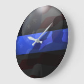 Thin Blue Line Campaign Pet Flag Salute Grote Klok (Hoek)