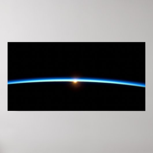 Thin Blue Line Canvas afdrukken Poster (Voorkant)