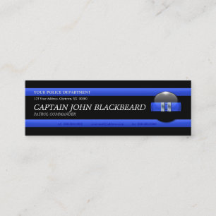 Thin Blue Line Captain Custom Visitekaartje