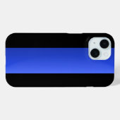Thin Blue Line Case-Mate iPhone Case (Achterkant (horizontaal))