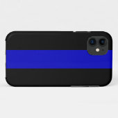 Thin Blue Line Case-Mate iPhone Case (Achterkant (horizontaal))