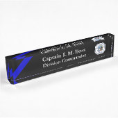 Thin Blue Line - Chicago PD Patch Desk Name Bord Naambordje