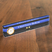 Thin Blue Line - Chief 2 Stars Rank Naambordje (Zijkant)