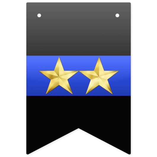 Thin Blue Line Chief Promotion Bunting Flags Vlaggetjes (Eerste vlag)