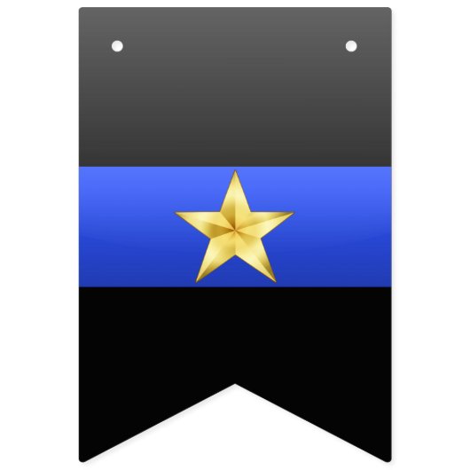 Thin Blue Line Chief Promotion Bunting Flags Vlaggetjes (Tweede vlag)