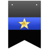 Thin Blue Line Chief Promotion Bunting Flags Vlaggetjes (Eerste vlag)