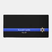 Thin Blue Line - Chief Sheriff Star Badge Bureaumat (Voorkant)