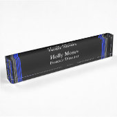 Thin Blue Line - Classy Design Name Bord Naambordje